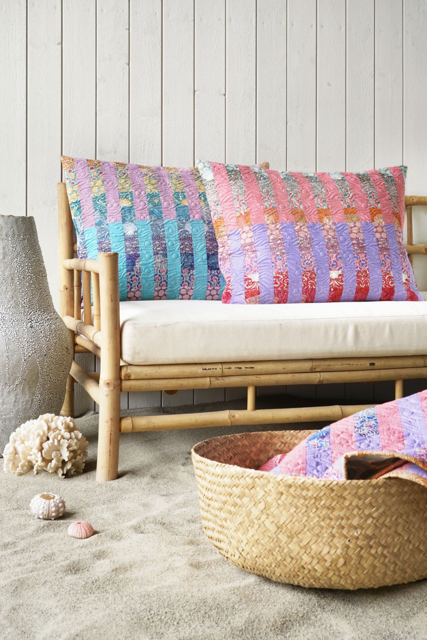 Tilda Patchwork Stoff Baumwolle - Cotton Beach - Coral Reef Blue